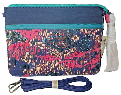 Nuevo con etiquetas Bolso de Hombro Cirque du Soleil x Joanel Multi Azul Estampado Abstracto Etiqueta $59 Foto 1 de 4