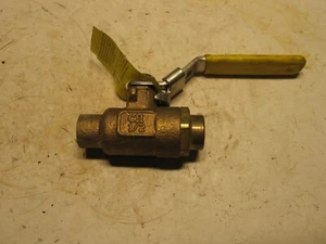 NUOVA APOLLO 70-203-27 SALDATURA SUDORE 1/2" VALVOLA A SFERA BRONZO 600WOG P9026 - Foto 1 di 4