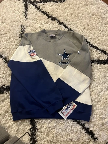 Vintage 90s Dallas Cowboys Men's Large NFL Sweatshirt Pro Line Apex One RARE New Cover
