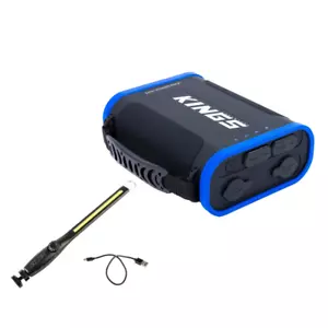 Kings 24AH Lithium Portable Power Pack 307Wh+ Rechargeable Lithium LED Worklight - Picture 1 of 12