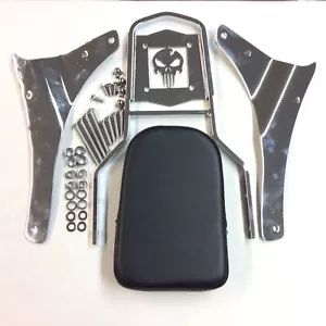 Respaldo de calavera barra Sissy para Suzuki Boulevard M50 VZ800 C50 VL800 C50T 2005-2012 - Imagen 1 de 4
