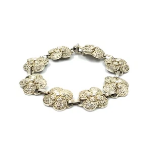 Theodor Fahrner Pforzheim 925 Silber Armband antiker Filigran Schmuck 17.5cm - Picture 1 of 21