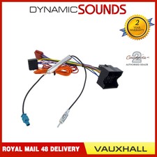 VAUXHALL ASTRA H Stereo CD Radio Wiring ISO Harness & Aerial Adaptor Cd30 Cd70