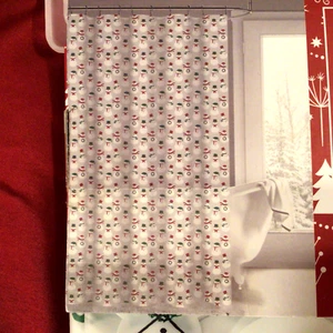 Envogue Plastic Shower Curtain Winter Snowman 72 x 72 Christmas NEW liner - Picture 1 of 3
