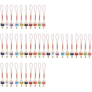 4 Pack Lucky Cat Handykette Keychain Dekoration Glückskatze Winkt Mit Dem Arm - Zdjęcie 1 z 12