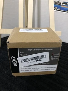 12 AWG Silikon Draht 50 Fuß Schwarz Spule Hochwertig - Bild 1 von 5