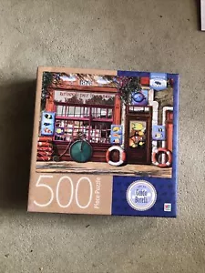 MB PUZZLE TAVOLA BLU 500 PZ ACQUARIO NEGOZIO LEZIONE DI ACQUARIO BORELLI NUOVO - Foto 1 di 2
