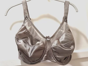 GODDESS KEIRA Size 34 J Taupe Satin Banded Fill Figure Underwire Bra 6090 PEB - Picture 1 of 5