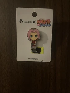 Tokidoki x Naruto Shippuden Sakura Enamel Pin BoxLunch Exclusive - Picture 1 of 3