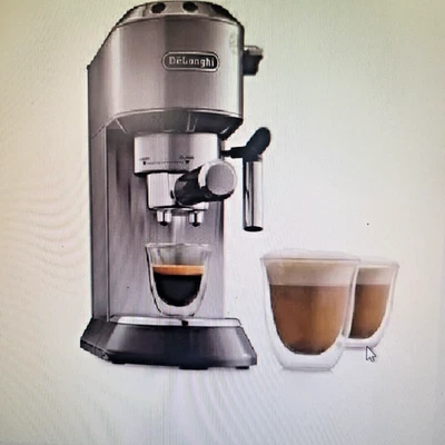  Café expresso metálico de aço inoxidável EC680M - Imagem 1 de 4