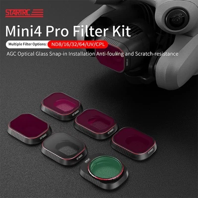 For DJI Mini4Pro Filter UV/CPL /ND/GND Filter Starlight Filter Drone Accessories - Image 1 of 4