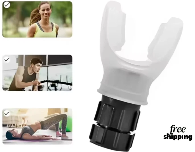 BRANDED Breathing Trainer Lung Respirator Fitness Equipment Respiratory Exercise