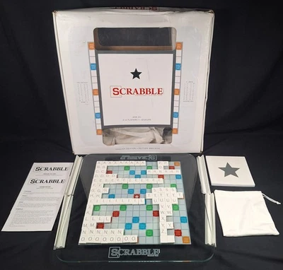 Winning Solutions Scrabble Glass Edition Board Game Complete  - Image 1 of 4