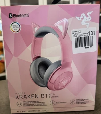 Excelente Usado Razer Kraken Kitty V2 BT Edición Cuarzo Inalámbrico Bluetooth Foto 1 de 3