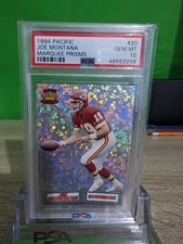 1994 PACIFIC JOE MONTANA MARQUEE PRISMS #20 PSA 10 GEM MINT GORGEOUS CARD WOW!