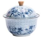 Decorative Ashtray - Stoneware - Pottery - Ceramic Bowl - w/Lid - New