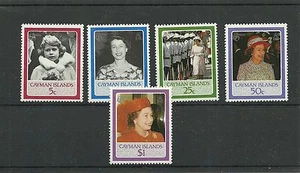 CAYMAN ISLANDS SG621-625 60. GEBURTSTAG VON QE11 POSTFRISCH - Bild 1 von 1