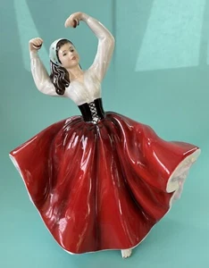 1981 ROYAL DOULTON "PRETTY LADY KAREN" HN2388 PEGGY DAVIES KLASSISCH AUSVERKAUFT 1999 - Bild 1 von 12