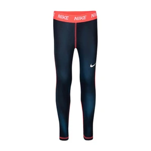 Nike Leggings, Girls Size 6X, Pants, Black, Pink, 36E037-023, Dri Fit, B15 MPA - Picture 1 of 5