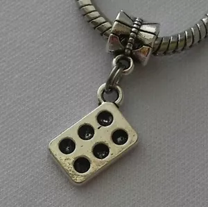 Muffin Pan Cupcake Baker Baking Kitchen Dangle Bead for European Charm Bracelet - Picture 1 of 4