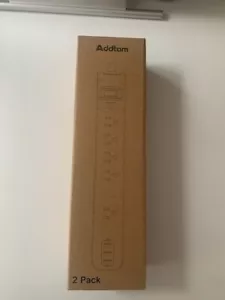 Cable de extensión protector contra sobretensiones Addtam 10 pies de largo con múltiples salidas - Imagen 1 de 3