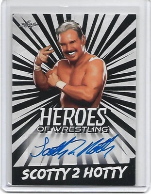 SCOTTY 2 HOTTY 2023 Leaf Heroes Of Wrestling WWE Legends SP Card AUTOGRAPH Auto - Image 1 of 2