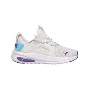 PUMA Soft Enzo Evo Lace Up Toddler Girls Grey Sneakers Casual Shoes 38705310 - Picture 1 of 6