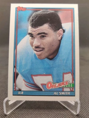 1991 Topps #228 Al Smith Houston Oilers Football Card - Image 1 of 2