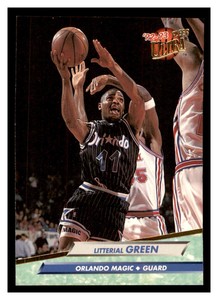 1992 Ultra #325 LITTERIAL GREEN RC Orlando Magic ~F7NN