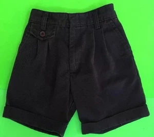 📚✏️'BUGLE BOY GIRLS' OFFICIAL SCHOOL WEAR'  SZ 5 UNIFORM NAVY SHORTS CUFFS - Picture 1 of 6