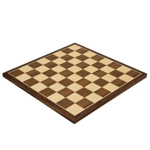 15.75 Inch Walnut and Maple Chess Board - Picture 1 of 5