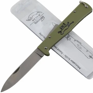 Otter-Messer Mercator Olive Green Stainless Handle Lockback Pocket Folding Knife - Picture 1 of 6