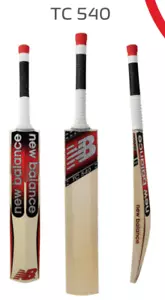 Cricket Bat TC 540 English Willow With Short Cane Handle+ Free Post+ AU Stock CW - Picture 1 of 3