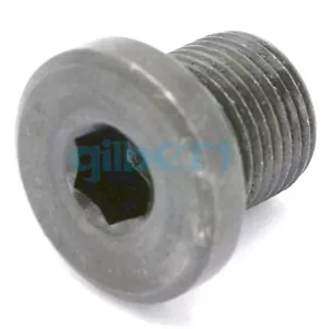 2pcs Tappo terminale M12*1mm maschio in acciaio al carbonio con flangia presa esagonale idraulica - Foto 1 di 9