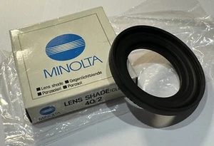 Nuevo Antiguo Stock Minolta M-Rokkor 40/2 Lente Campana Sombra en Caja - Imagen 1 de 2