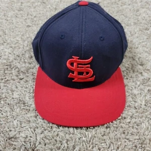 St Louis Cardinals Hat Adult Snapback Cooperstown MLB American Needle Blue Red - Picture 1 of 8