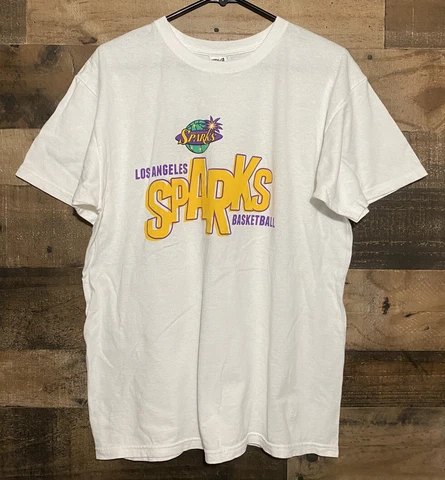 Vintage Los Angeles Sparks WNBA Men's Size Large T-Shirt Cover