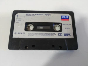 Mozart - Die Zauberflöte - Cinta Tape Cassette sin The Box - Picture 1 of 2