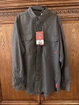 Bulwark Flame Resistant iQ Series Comfort Woven Long Sleeve Patch Pocket Shirt - Image 1 of 4