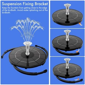 AISITIN 3.5W Solar Fountain Pump for Water Feature Outdoor DIY Garden Fountain - Picture 1 of 9