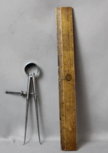 Vintage Brown & Sharpe No 802 Spring Machinist Inside Caliper Divider Inv#RE13 - Bild 1 von 7