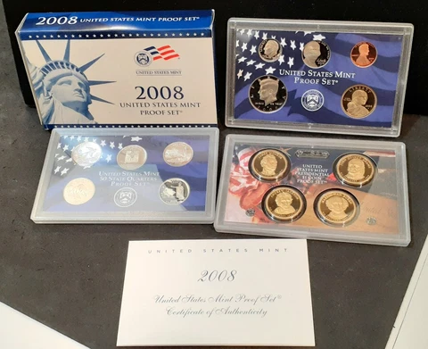 2008 U.S. PROOF SET - ORIGINAL BOX Cover