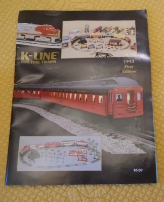K-LINE ELECTRIC TRAINS 1993 FIRST EDITION CATALOG - Image 1 of 2