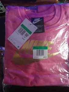 Nike Girls Sportswear Club Casul Crewneck Sweatshirt Pink Sise: XL - Picture 1 of 1
