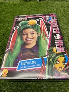 Jinafire Long Rubie's Monster High  Fancy Dress Wig Age 6+ Halloween - Picture 1 of 8