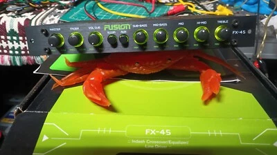 Rare Fusion FX-45 Flagship Graphic Equalizer Car Audio Stereo Crossover Sub EQ - Image 1 of 4