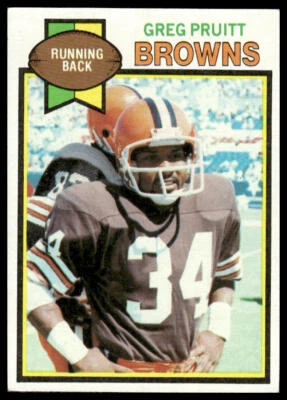 1979 Topps #455 Greg Pruitt Cleveland Browns - Image 1 of 2