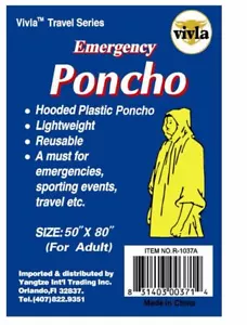 Poncho adulto emergenza - Foto 1 di 2