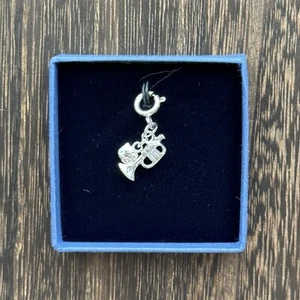 Silver 925 Sanrio Official Hello Kitty DeAgostini Accessory Charm Trumpet #49 - Picture 1 of 2