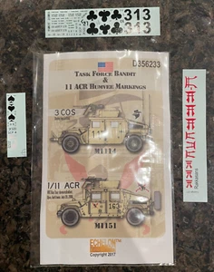 Echelon Aufkleber Task Force Bandit & 11 ACR Humvee Markierungen D356233 - Auflösung - Bild 1 von 2